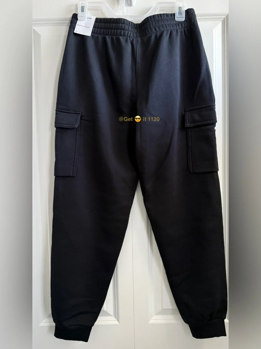 Nike Sportswear Club Fleece Big Kids' Cargo Pants FD3012-010 Black Size XL Youth
